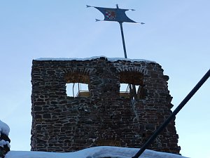 Winter auf der Ruine