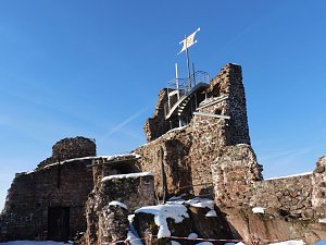 Winter auf der Ruine