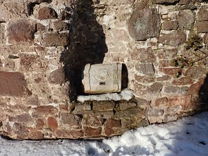Winter auf der Ruine