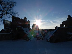 Winter auf der Ruine