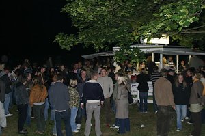 Rock-Festival am Sportplatz.