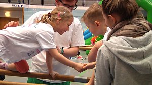 Kindergartensporttag in der Wiedigsburghalle