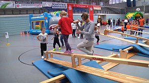 Kindergartensporttag in der Wiedigsburghalle