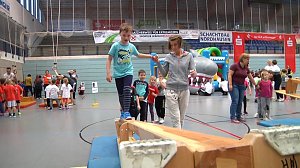Kindergartensporttag in der Wiedigsburghalle