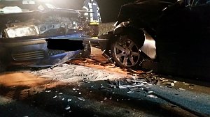 Crash auf der B 243