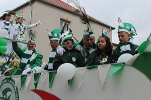 N&auml;rrinnen und Narren ziehen durch die Stadt (2)