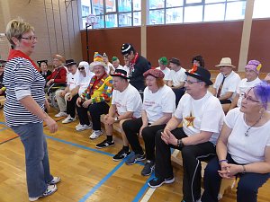 Rosenmontag bei der Herzsportgruppe des S&uuml;dharzklinikums Nordhausen