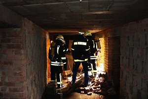 Gemeinsame &Uuml;bung von THW und Feuerwehr Gro&szlig;wechsungen