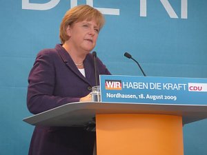 Besuch von Angela Merkel in Nordhausen