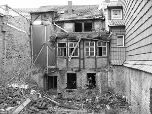 Die Gumpertstra&szlig;e vorher und nachher