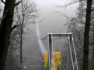 Abh&Atilde;&curren;ngen &Atilde;&frac14;ber der Talsperre