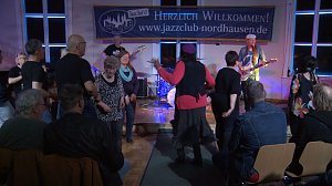 Der Blues war in der Stadt: Bluesgitarrist Jan Gerfast mit seiner Band in Nordhausen