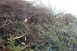Osterfeuer 2017 in Ilfeld