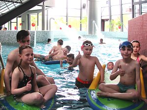 Wasserschlitten im Einsatz