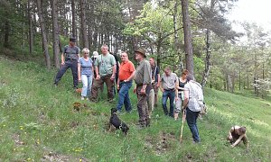 Arbeit im Naturschutzgebiet