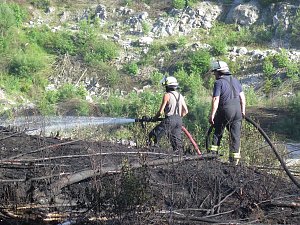 Brand im Alten Stolberg