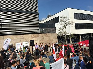 50 Demonstranten kamen aus dem Landkreis Nordhausen