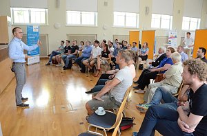 Impulsvortrag Christian M&uuml;ller &uuml;ber agile Arbeitsmethoden
