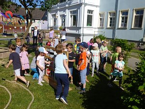 Kinder im Stra&szlig;enverkehr - Aktionstag in Bielen