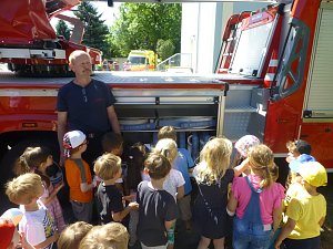 Kinder im Stra&szlig;enverkehr - Aktionstag in Bielen