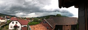 Unwetter &uuml;ber Obergebra