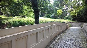 Die Verlobungsbr&uuml;cke im Park Hohenrode.