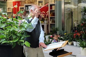 Mit Zimmermannsbleistift dirigiert