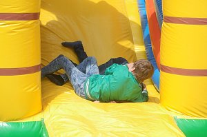 Knax-Kinderfest auf dem Parkplatz der Kreissparkasse