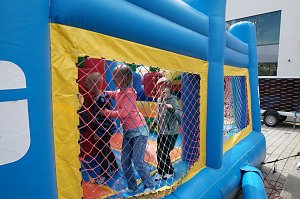 Knax-Kinderfest auf dem Parkplatz der Kreissparkasse