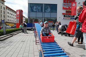 Knax-Kinderfest auf dem Parkplatz der Kreissparkasse