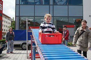 Knax-Kinderfest auf dem Parkplatz der Kreissparkasse