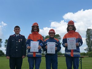 Hohnsteiner Jugendfeuerwehren im Prüfungsstress