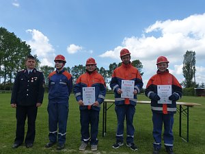 Hohnsteiner Jugendfeuerwehren im Prüfungsstress