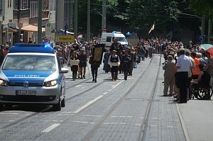 Festumzug zum 1090. Geburtstag der Rolandstadt