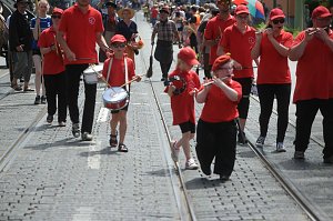Festumzug zum 1090. Geburtstag der Rolandstadt