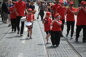 Festumzug zum 1090. Geburtstag der Rolandstadt