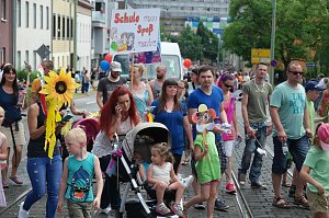 Festumzug zum 1090. Geburtstag der Rolandstadt