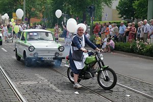 Festumzug zum 1090. Geburtstag der Rolandstadt