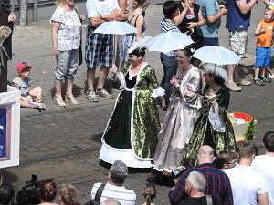 Festumzug aus einer etwas anderen Perspektive