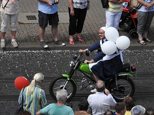 Festumzug aus einer etwas anderen Perspektive