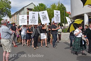 Der Nordh&auml;user Jazzclub beim gro&szlig;en Festumzug