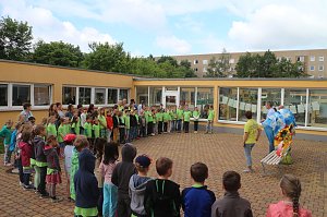 Die Kinder der Montessori-Grundschule konnte ihren Titel als schnellste Grundschule des Kreises verteidigen