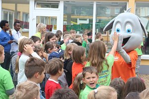 Die Kinder der Montessori-Grundschule konnte ihren Titel als schnellste Grundschule des Kreises verteidigen