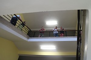 Bye, bye Oberstufe - den Beginn der Sanierung am Humboldt-Gymnasium wurde heute ausgiebig gefeiert