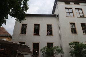 Bye, bye Oberstufe - den Beginn der Sanierung am Humboldt-Gymnasium wurde heute ausgiebig gefeiert