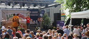 Kreiskirchentag vor der Nordh&auml;user Blasiikirche