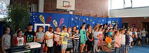 Die Grundschule G&ouml;rsbach verabschiedete ihre Viertkl&auml;ssler mit einer schicken Feier