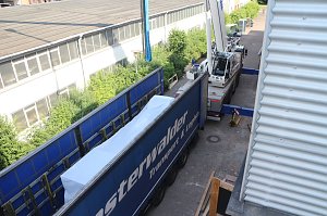 Aufgehangen und eingef&auml;delt - "Repowering" am Nordh&auml;user BHKW