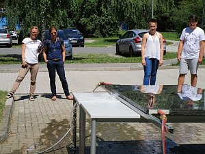 Dr. Stephanie Kowitz-Harms, Koordinatorin der MINT-Regionen, besuchte die Hochschule Nordhausen und die Kindertagesst&auml;tte Kleine Entdecker in Gro&szlig;wechsungen