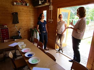 Dr. Stephanie Kowitz-Harms, Koordinatorin der MINT-Regionen, besuchte die Hochschule Nordhausen und die Kindertagesst&auml;tte Kleine Entdecker in Gro&szlig;wechsungen